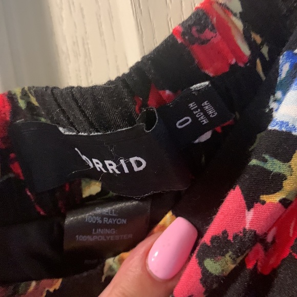 Torrid black floral shorts - Picture 2 of 5